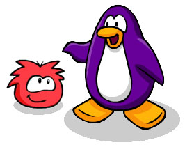 Penguin and Puffle from Club Penguin