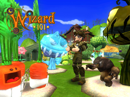 The Wizard101 garden is truly magical.