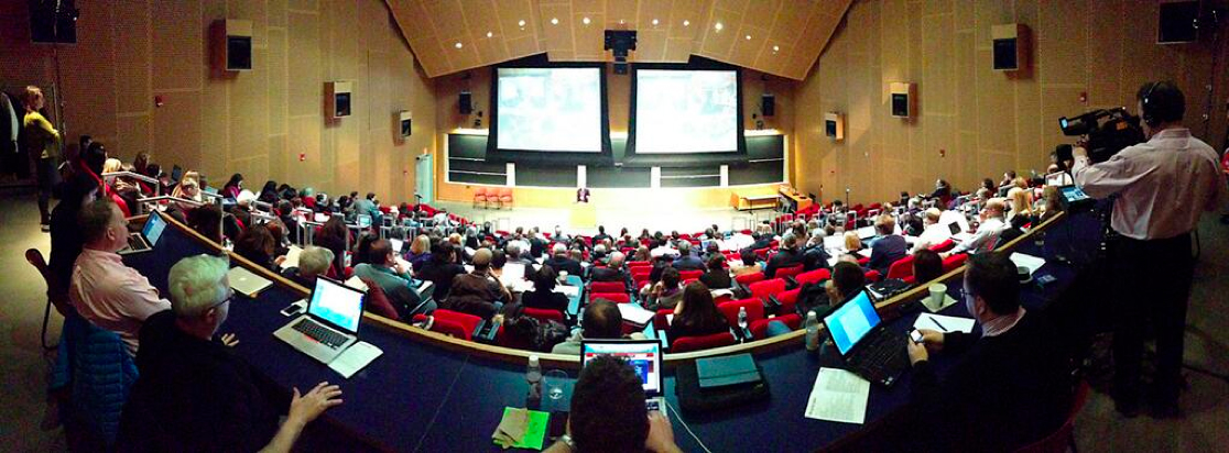 Conference hall photo by Scott Traylor.